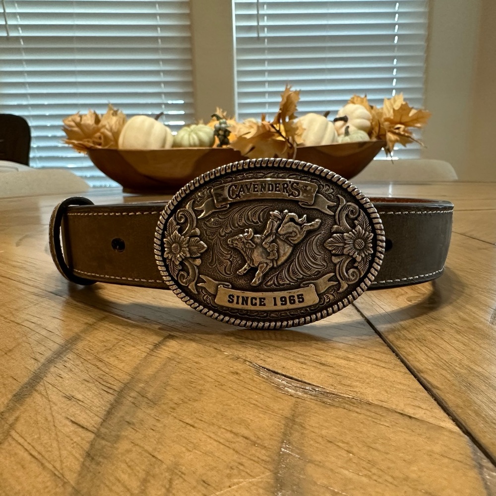 Kids genuine leather belt